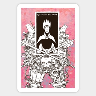 Queen of Swords Sticker